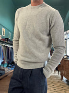 Maglione girocollo “Mario” 100% made in italy in lana