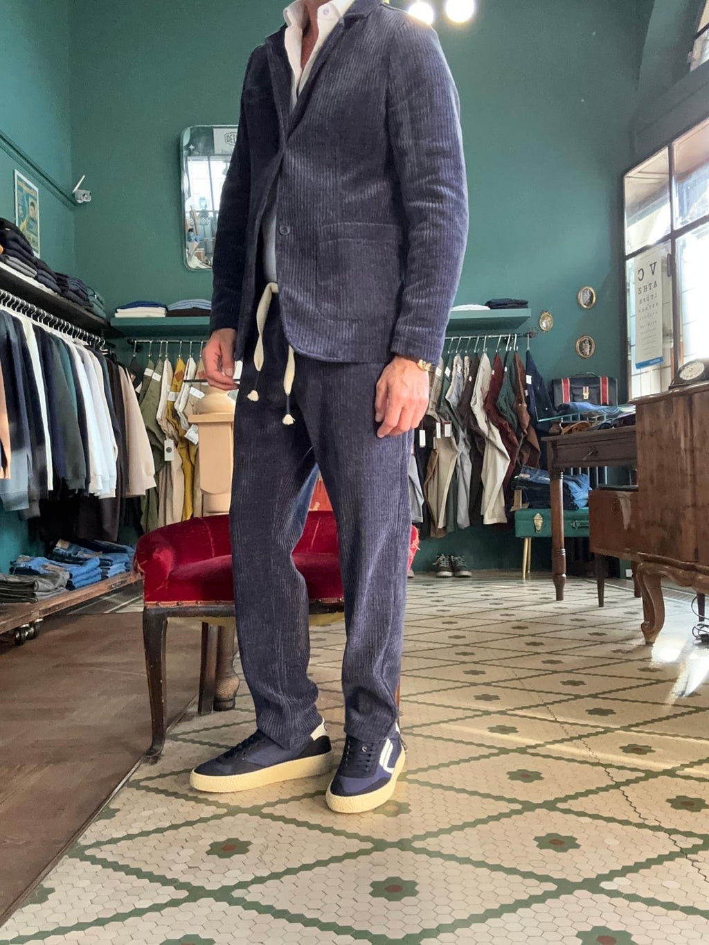 Pantalaccio koon in velluto a coste