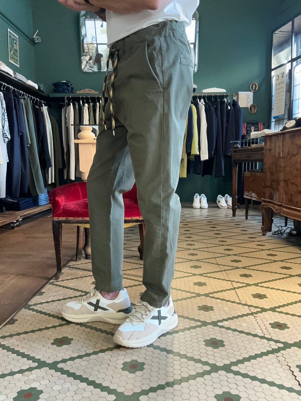 Pantalaccio in cotone operato