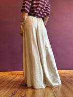 Mira linen blend trousers