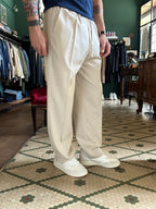 Pleated trousers made in Italy