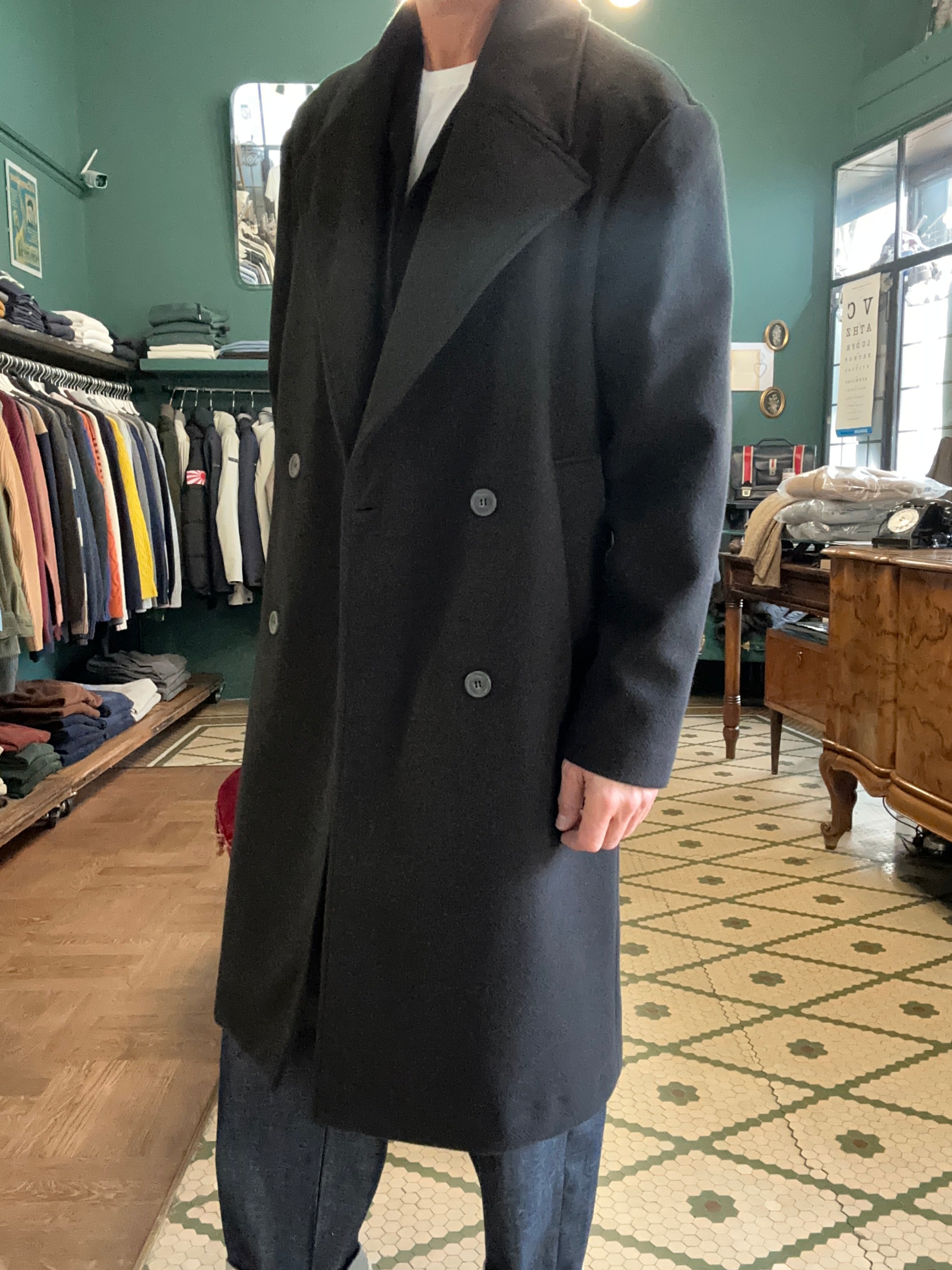 Cappotto doppiopetto oversize