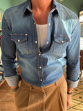 Camicia denim slim fit