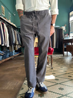 Pantalone con coulise regular fit