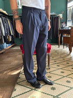 Pantalone doppia pence regular fit