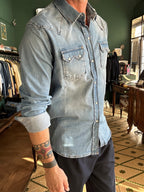 Denim Western shirt