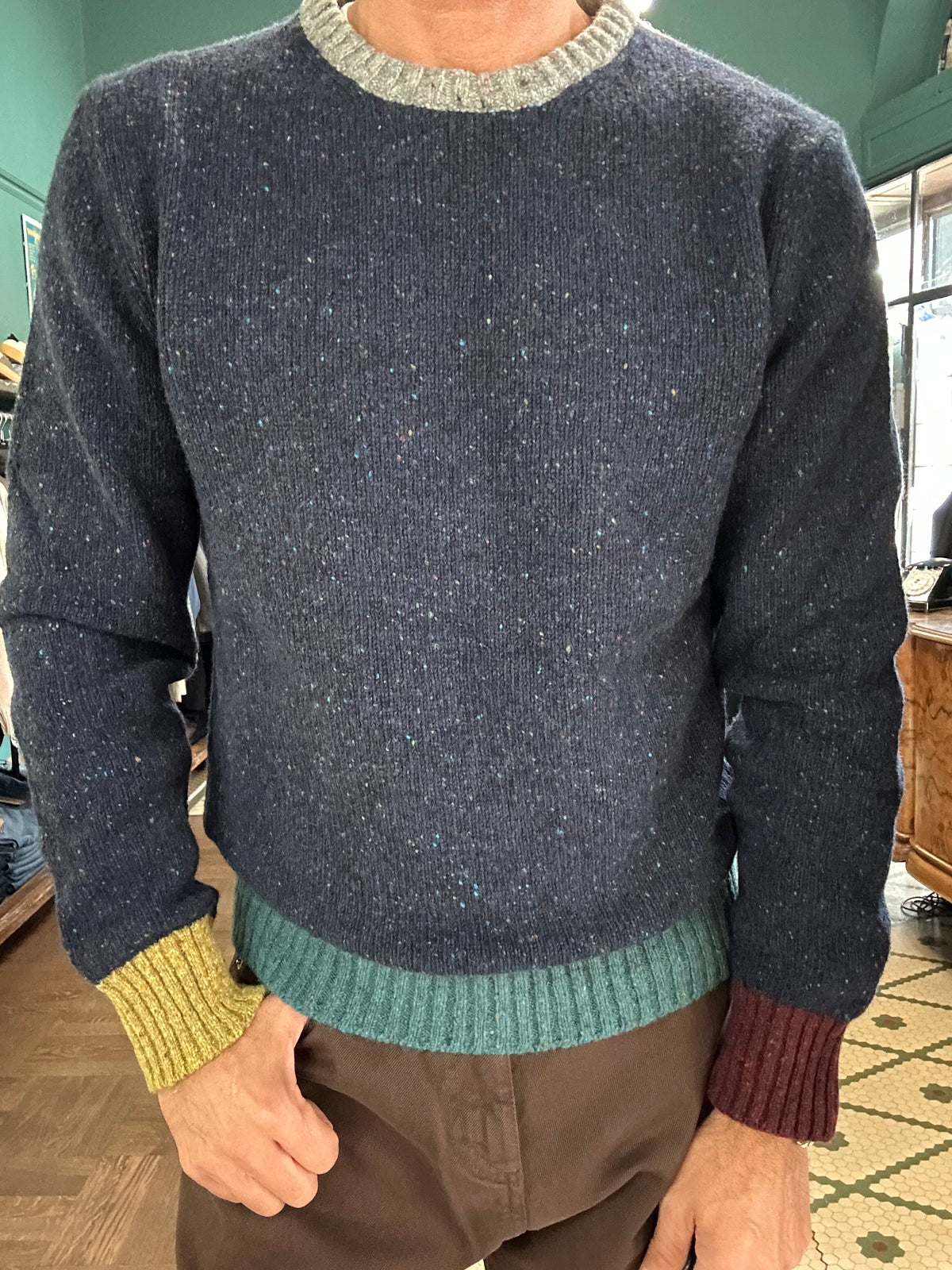 Maglione Koon in misto lana puntinata