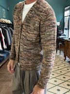 Cardigan misto lana multicolor