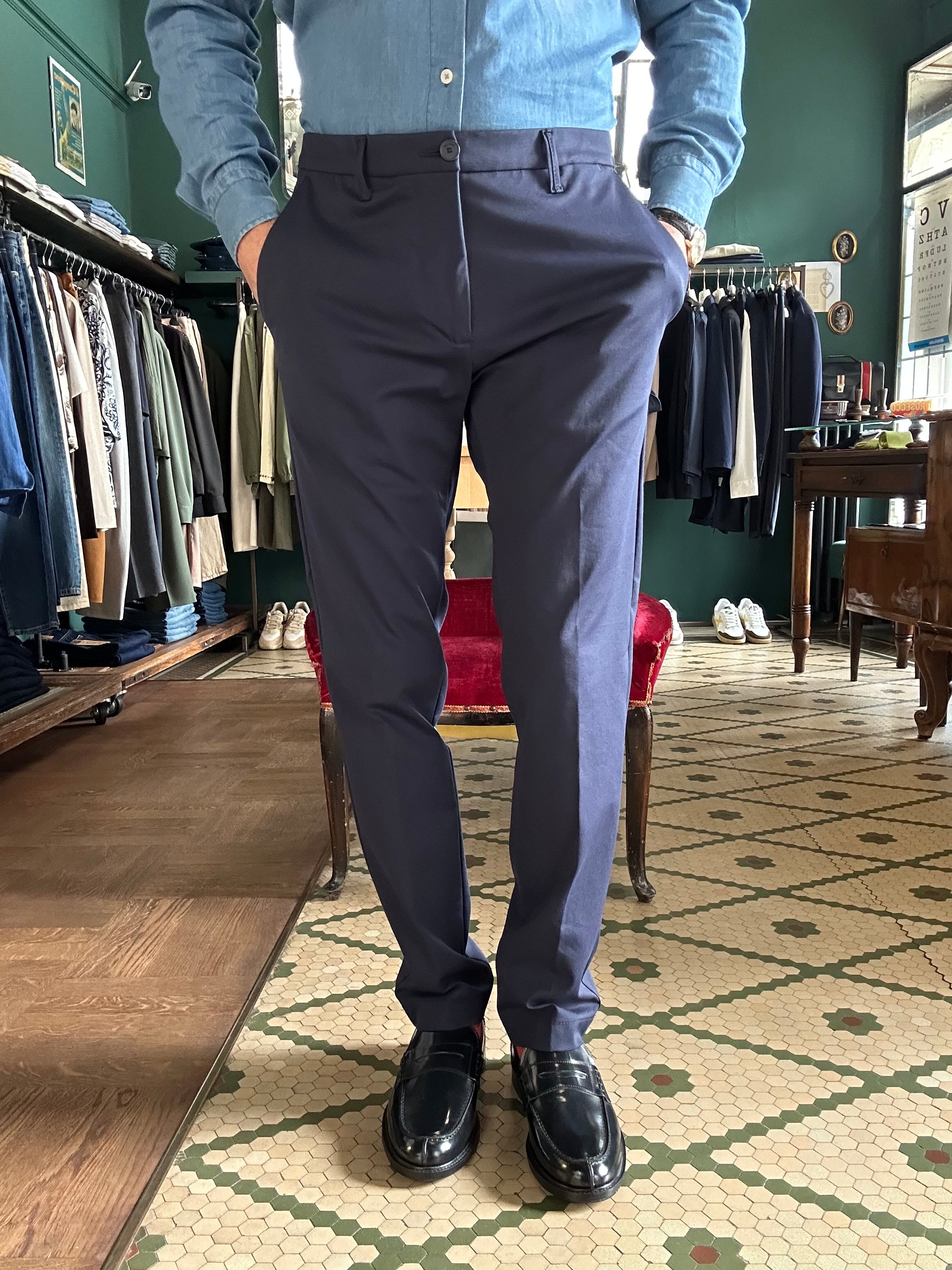 Pantalone Nesta in jearsey slim