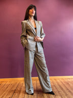 Pantalone principe di Galles a vita alta