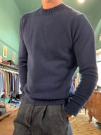 Maglione girocollo “Mario” 100% made in italy in lana