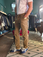 Pantalone fatigue moleskine degrasse