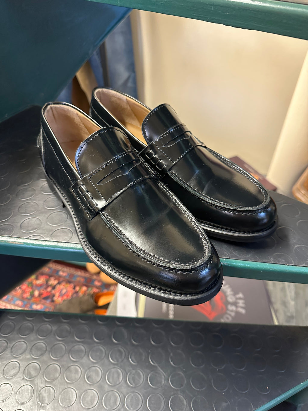 Mocassino college artigianale fondo cuoio