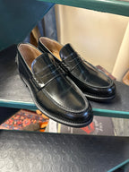 Mocassino college artigianale fondo cuoio