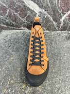 Panchic alte in suede marrone zucchero