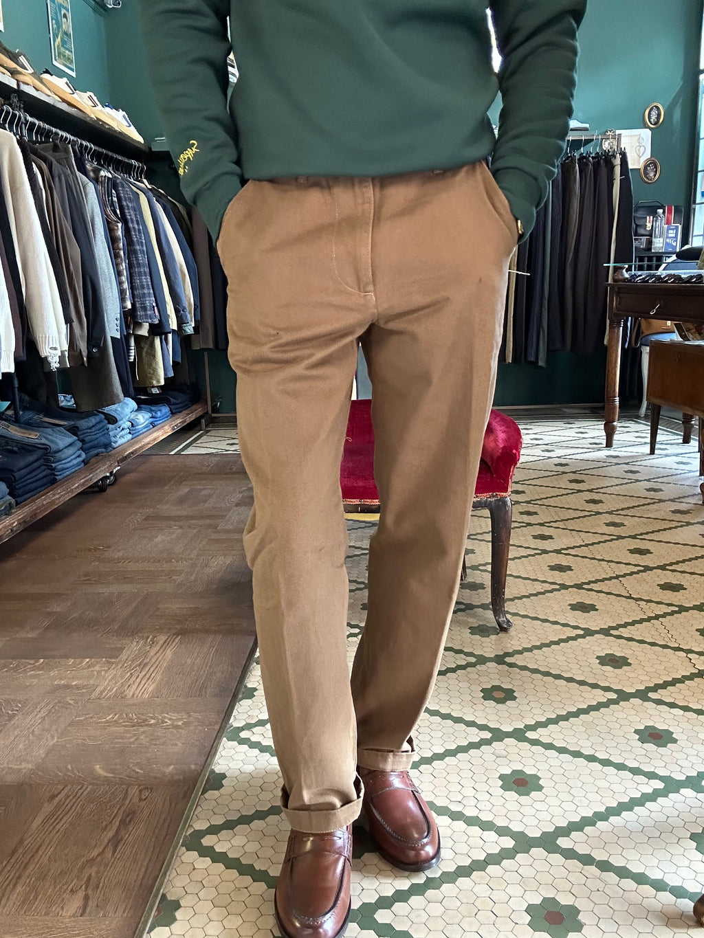 Pantalone Meleda chino loose fit