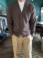 Cardigan costa inglese 80% lana
