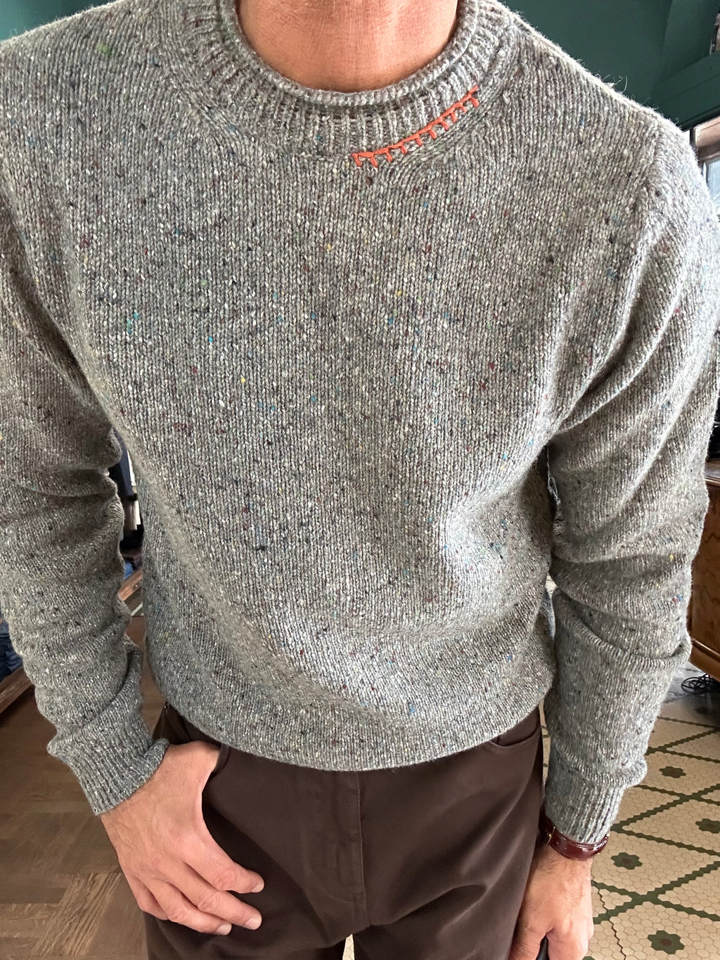 Maglione Koon misto lana puntinato