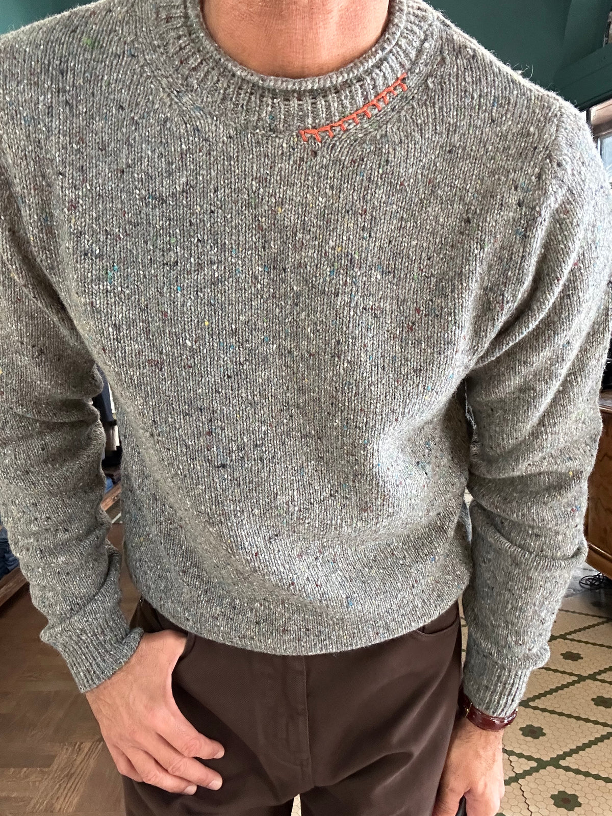 Maglione Koon misto lana puntinato