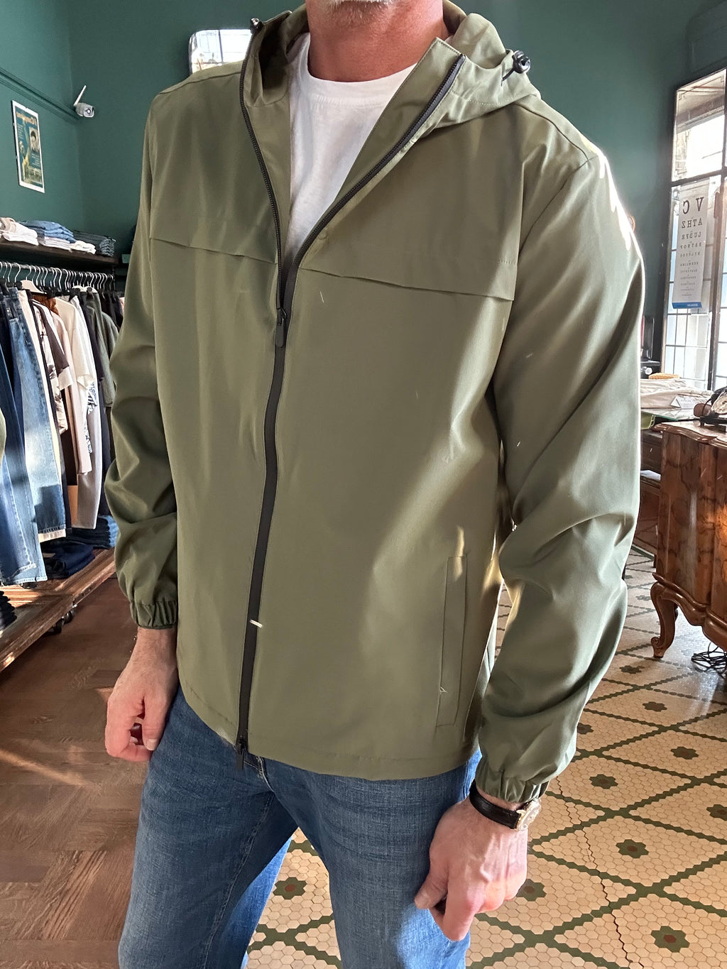 Giubbotto k-way impermeabile