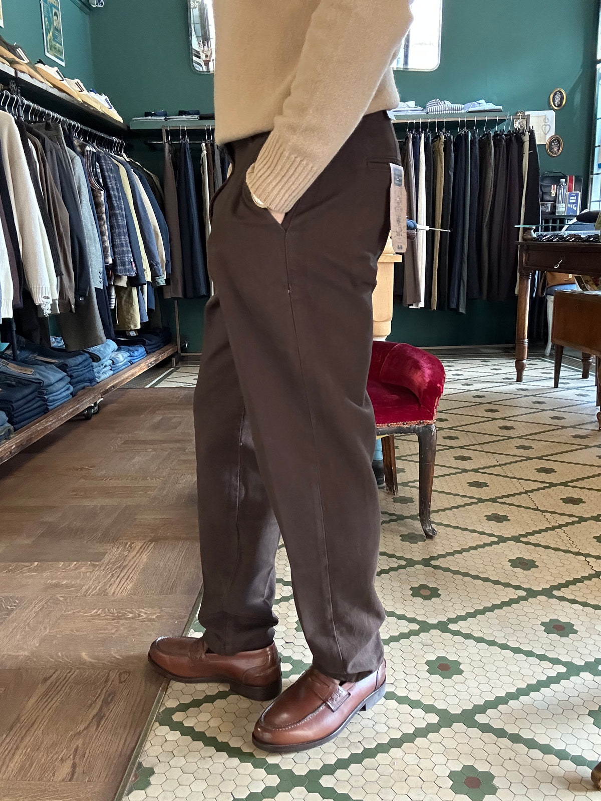 Pantalone Meleda chino loose fit