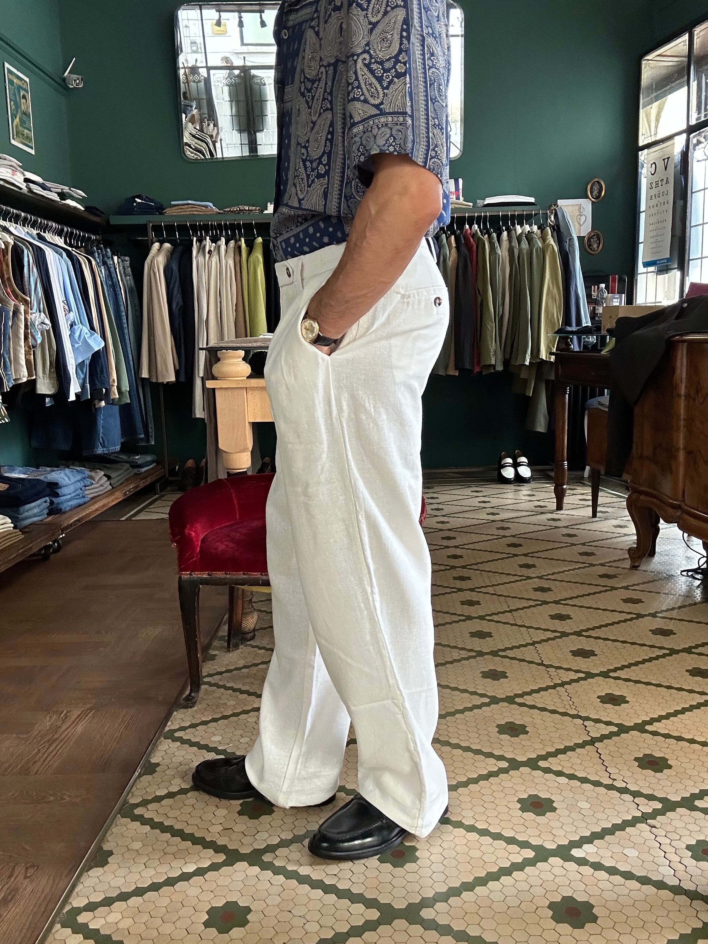 Pantalone Yan Simmon Vardar misto lino spigato