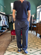 Pantalone con pence loose fit