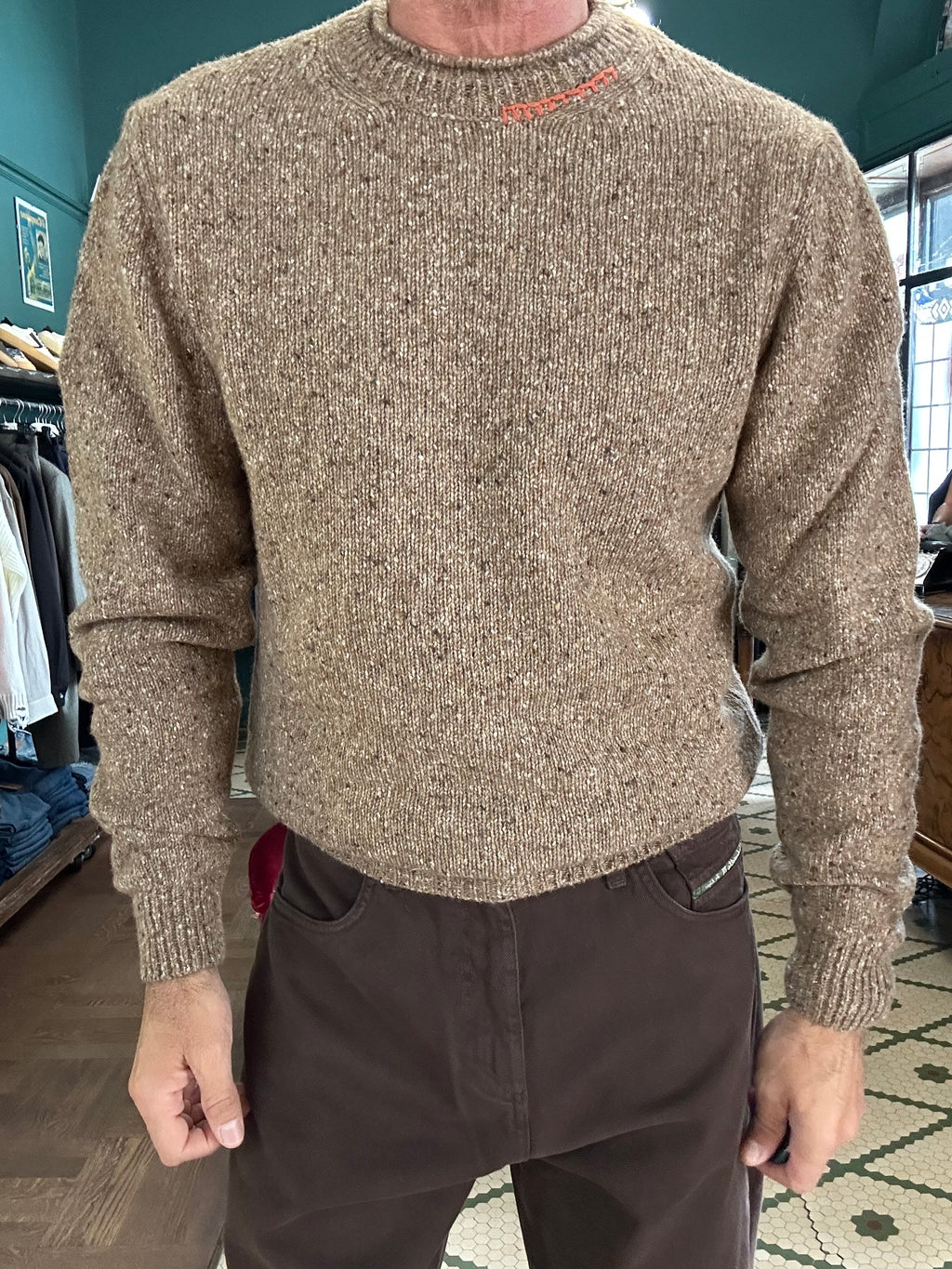 Maglione Koon misto lana puntinato