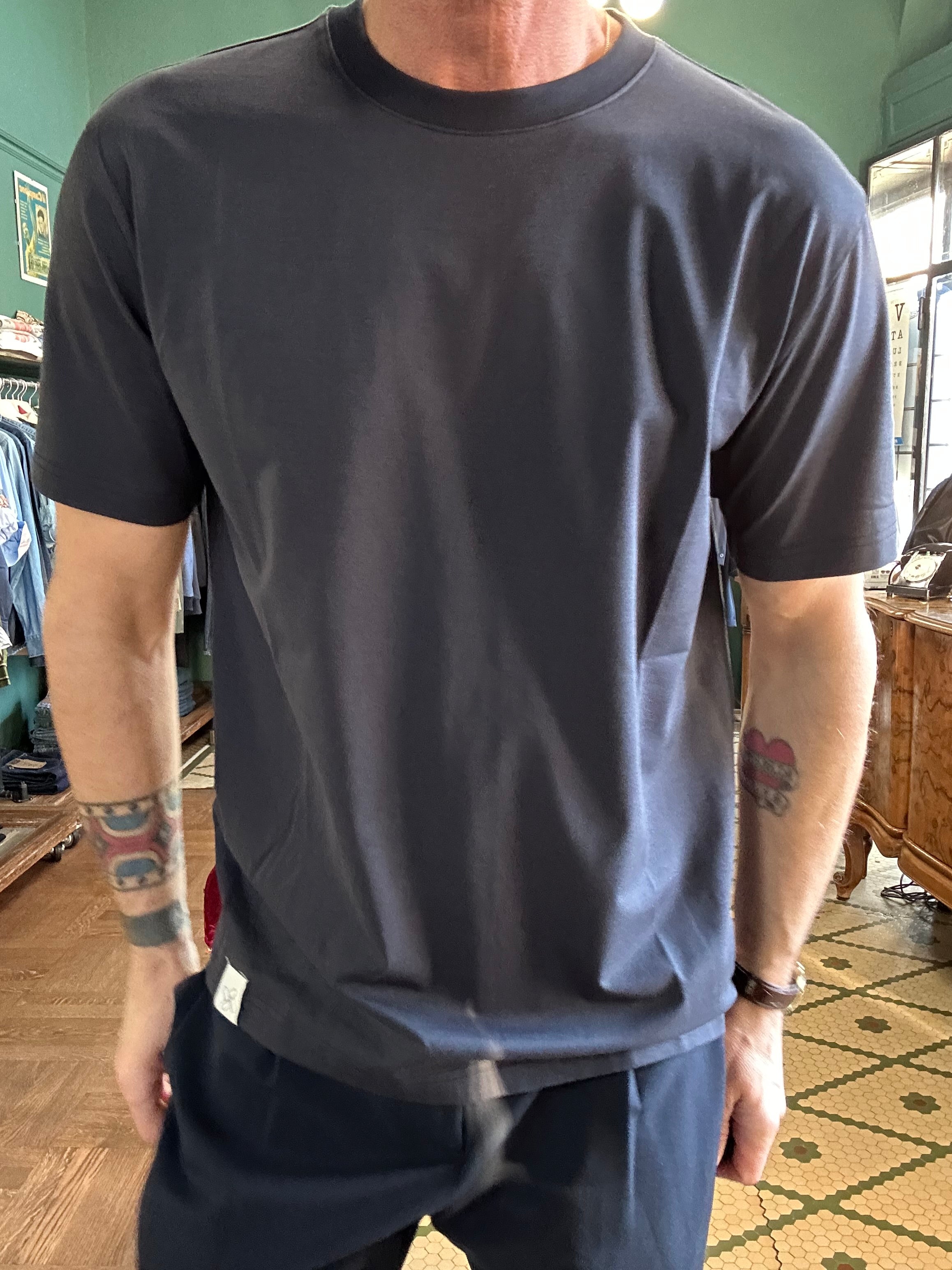 Stretch cotton t-shirt