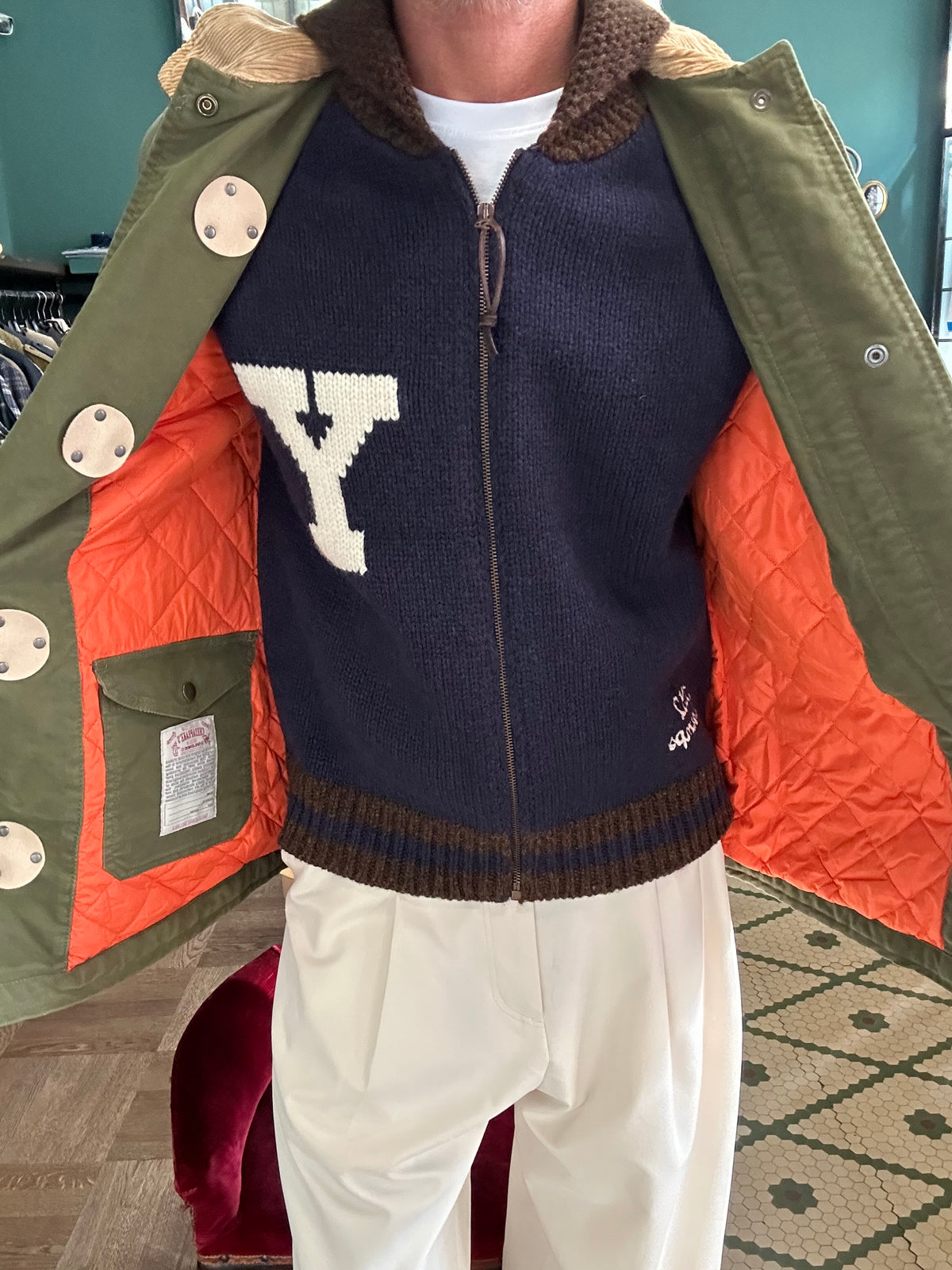 Maglione stadium zip yankees champ in lana Chesapeack’s