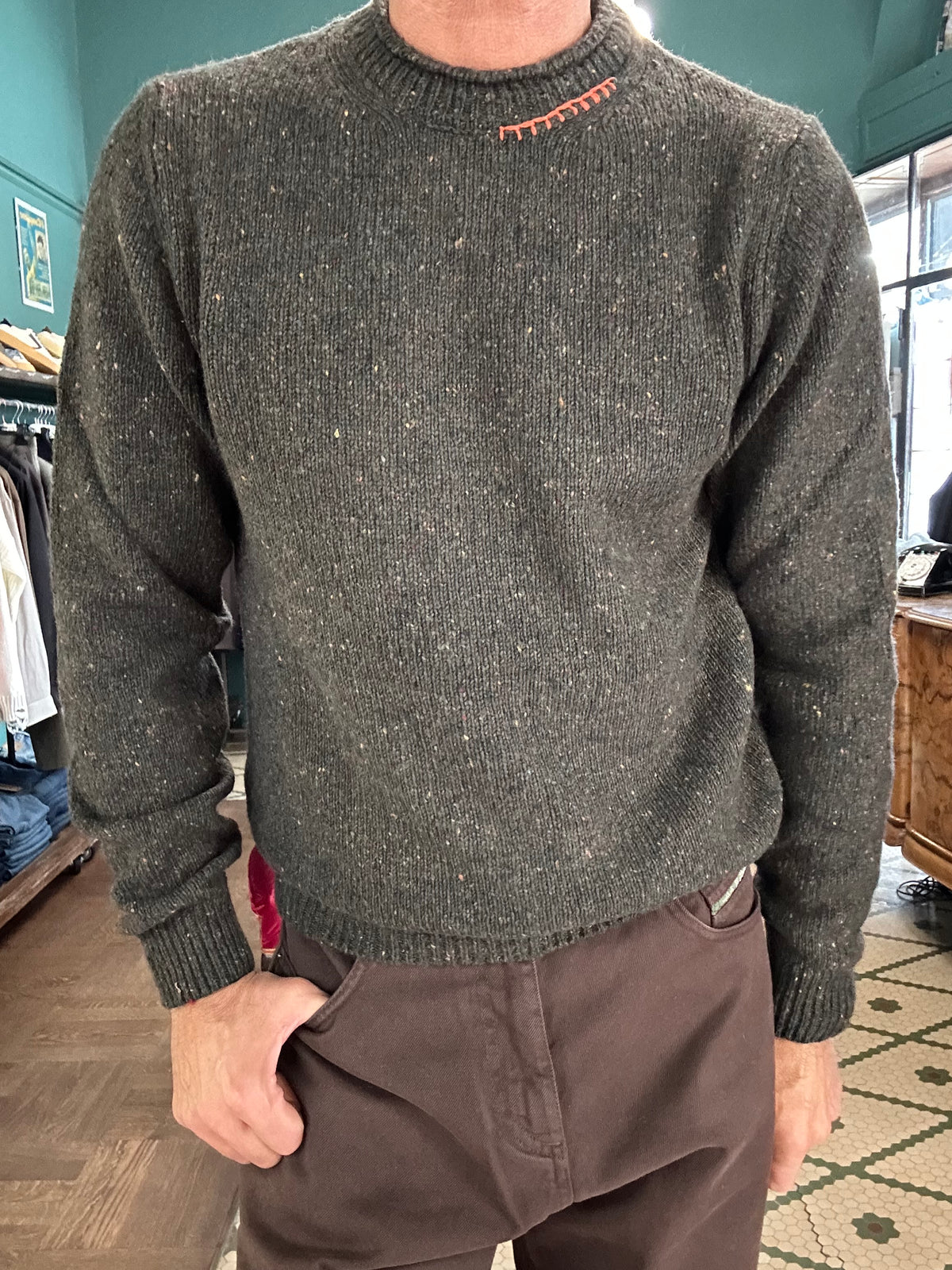 Maglione Koon misto lana puntinato