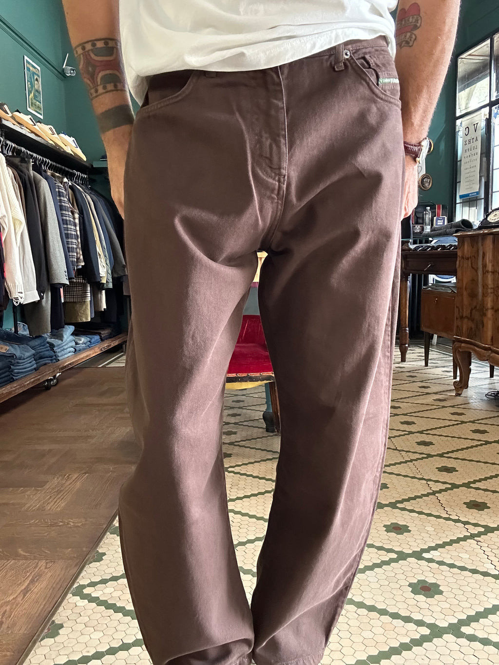 Pantalone cinque tasche baloon