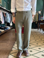 Pantalone 100% lino loose fit Made in Italy