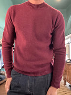 Maglione girocollo “Mario” 100% made in italy in lana