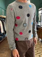 Maglione Koon misto lana con dettagli a pois