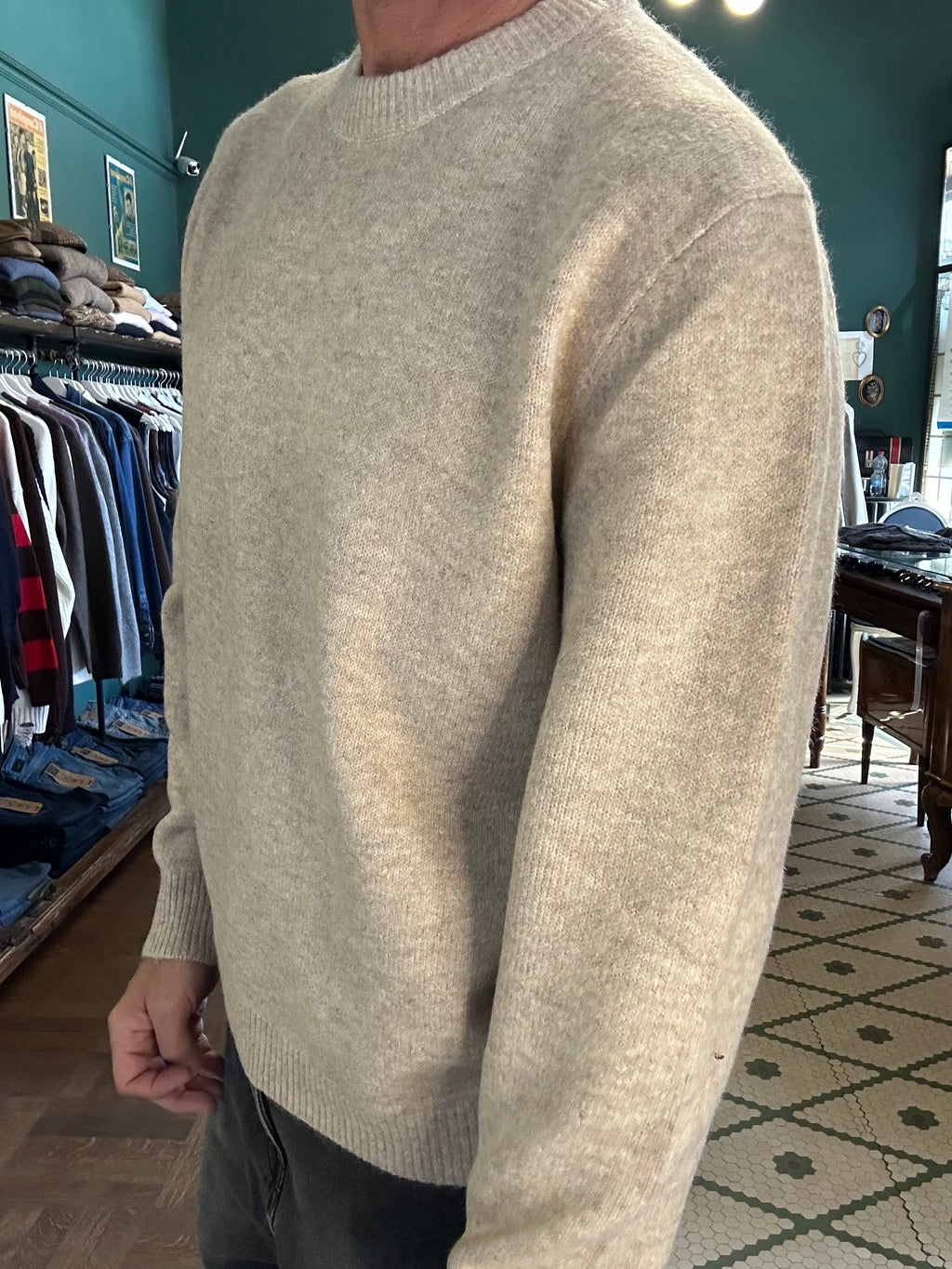 Maglione girocollo over