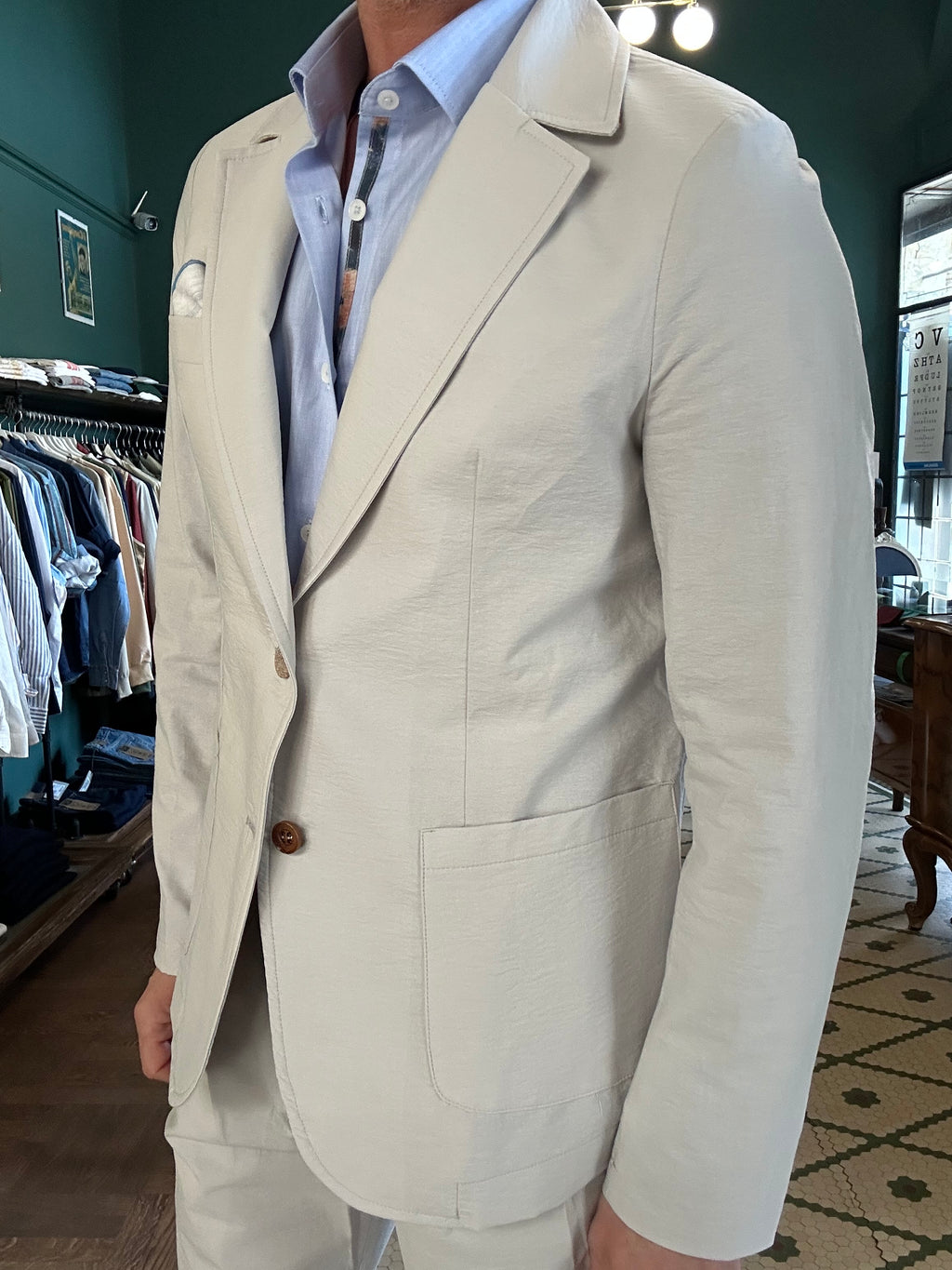 Koon embossed cotton jacket
