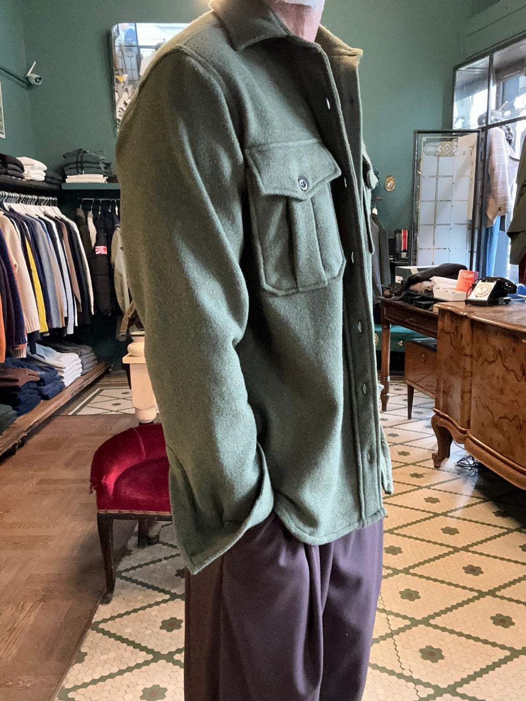 Giacca Chesapeack’s camicia Adirondack verde militare