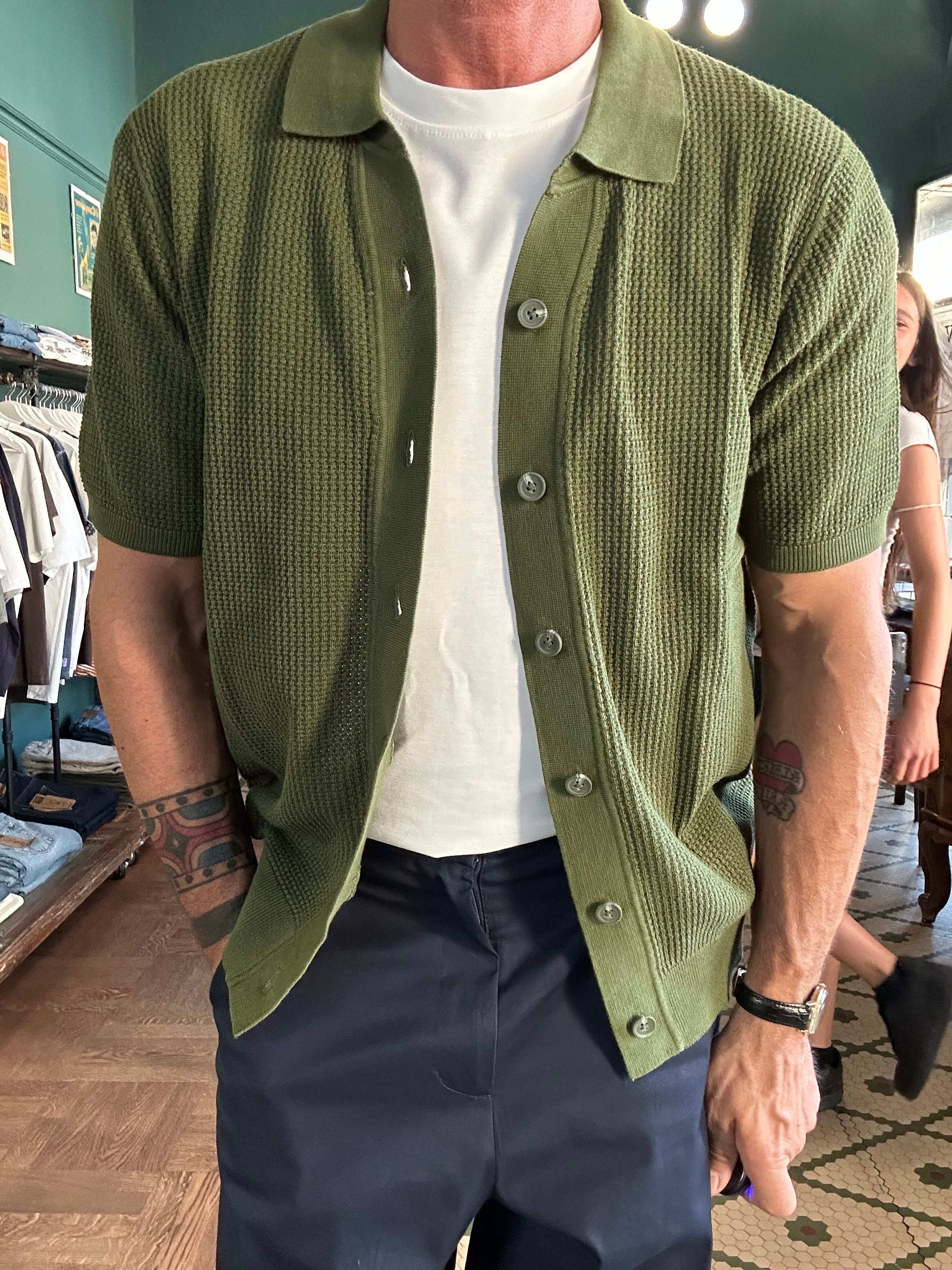Polo camicia 100% cotone