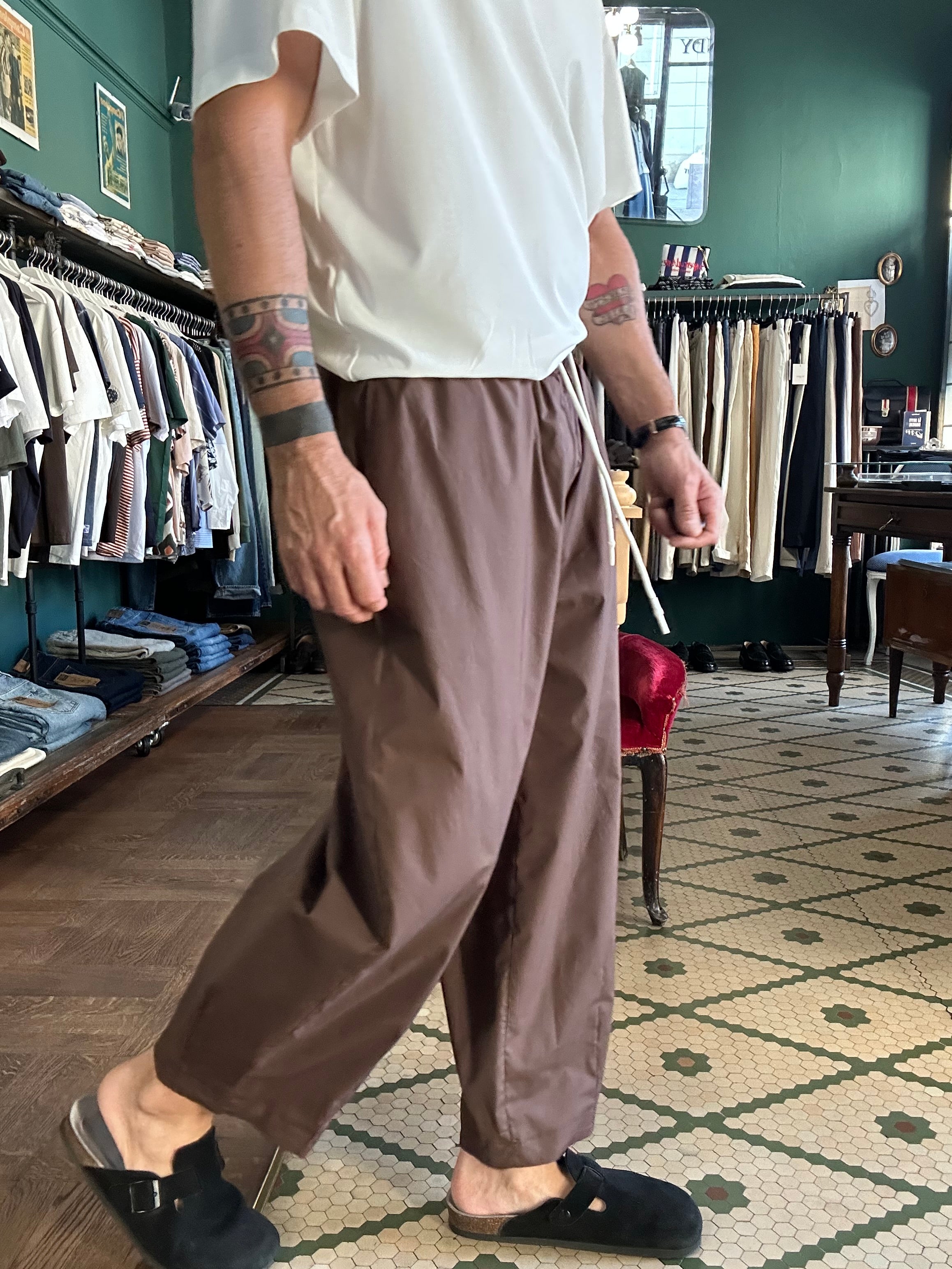 Pantalaccio oversize tela paracadute Made in Italy