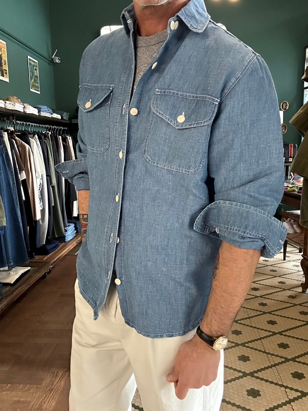 Camicia Chesapeak’s chambray