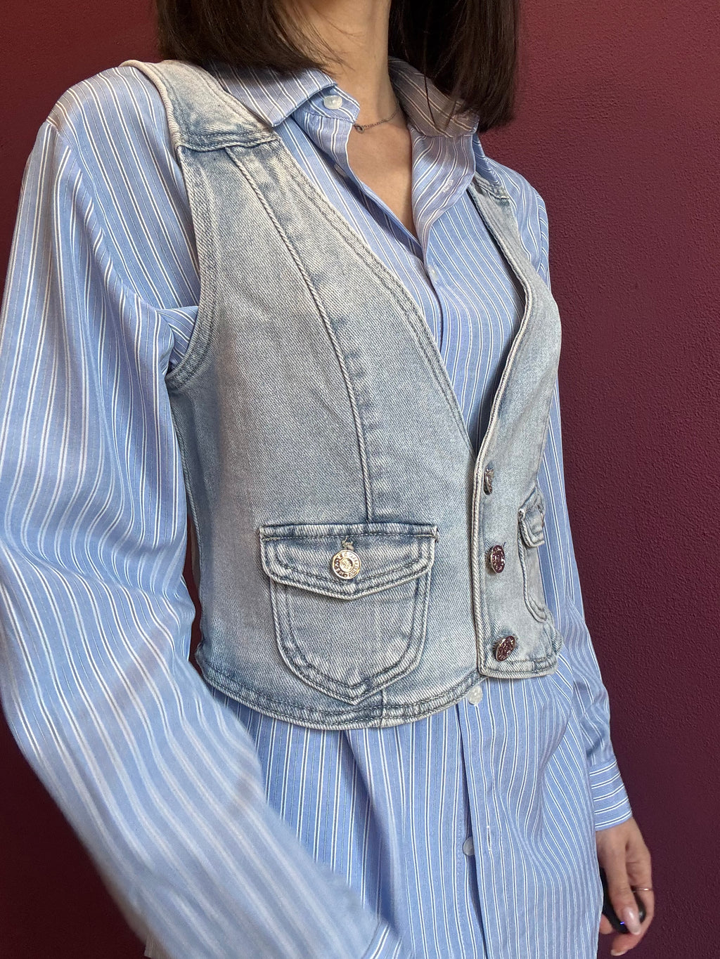 Marta denim vest