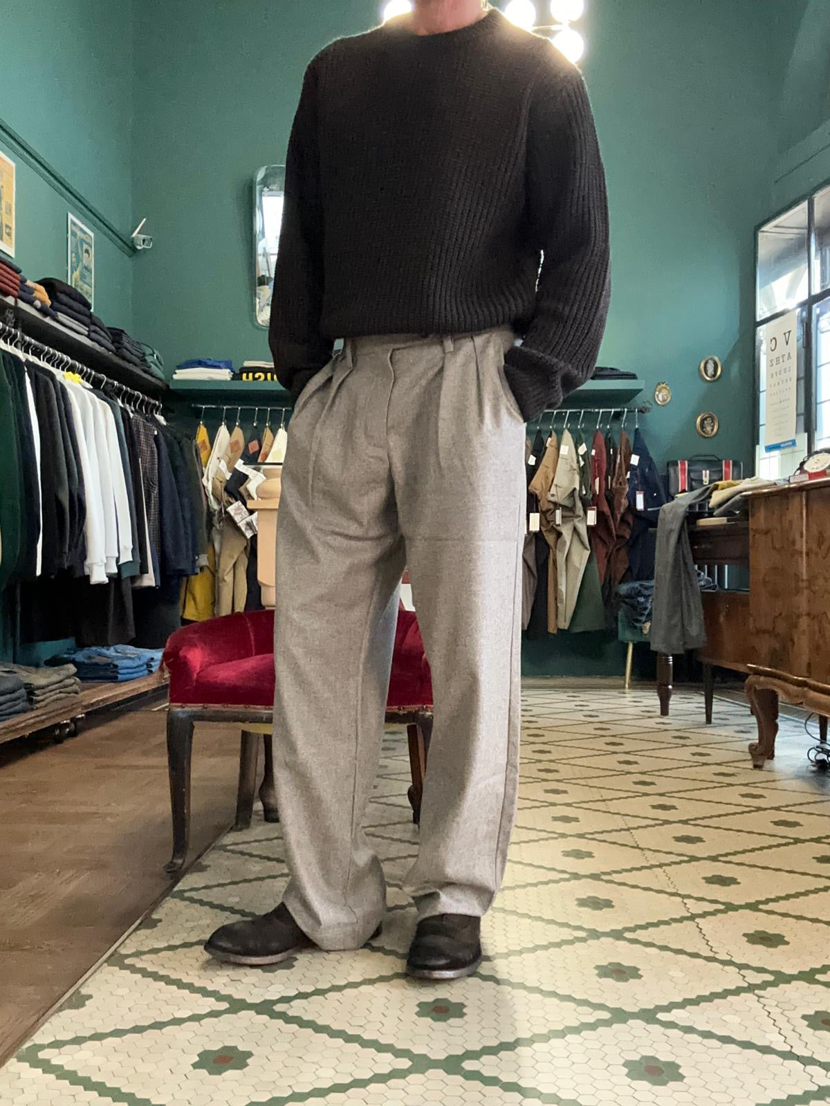 Yan Simmon Pantaloni Vardar in lana