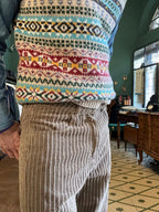 Pantalone Teide loose fit in velluto a coste