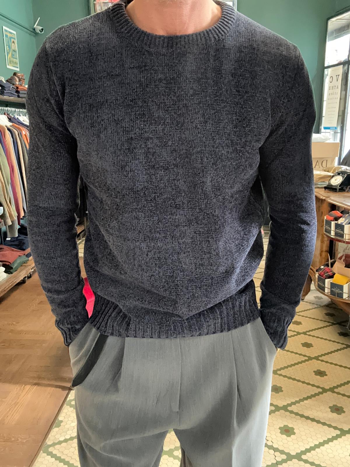 Maglione effetto ciniglia