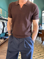 Polo 100% cotone con trama