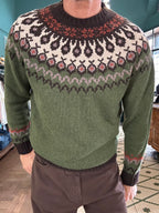 Maglione Jacquard misto lana
