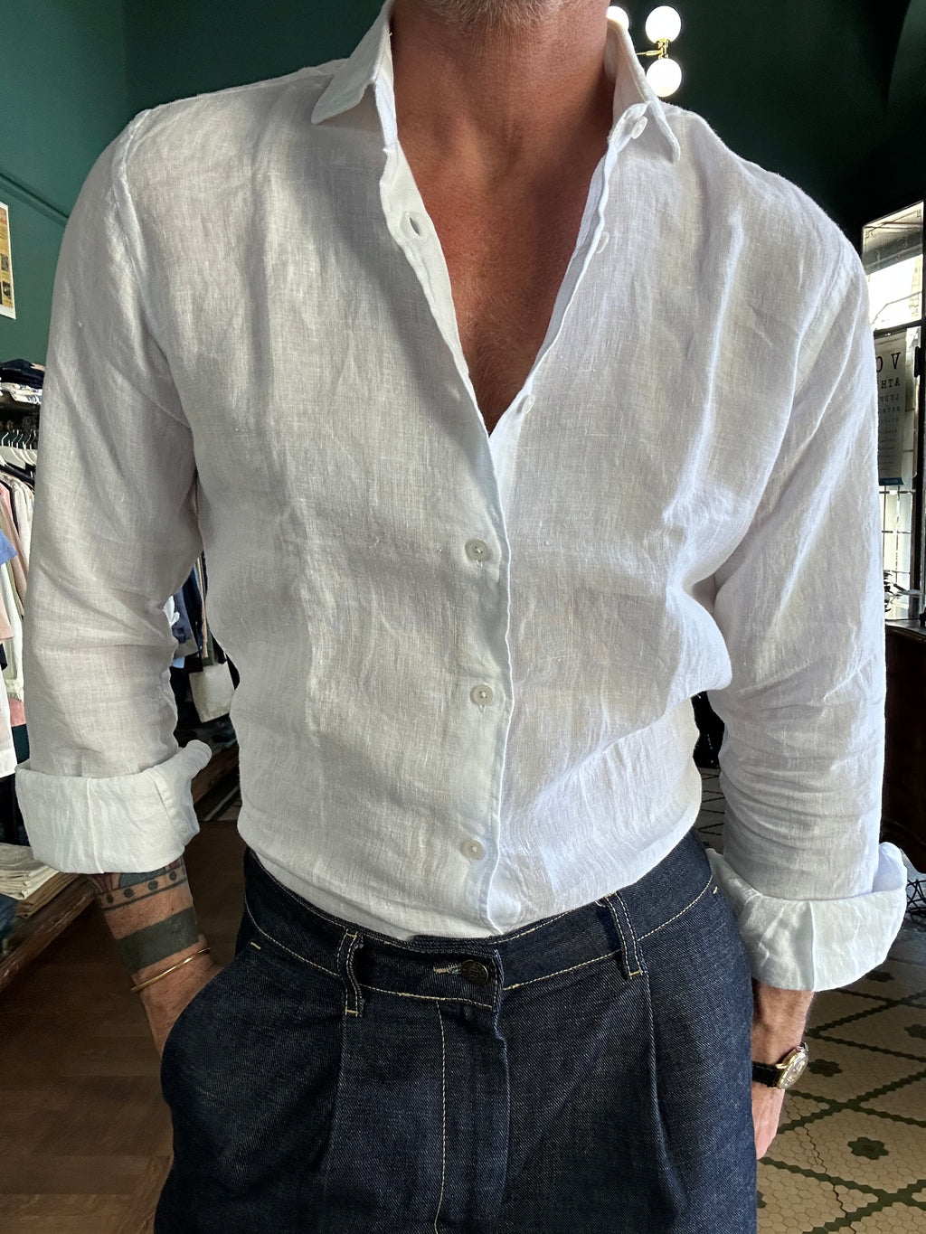 Adam 100% linen shirt