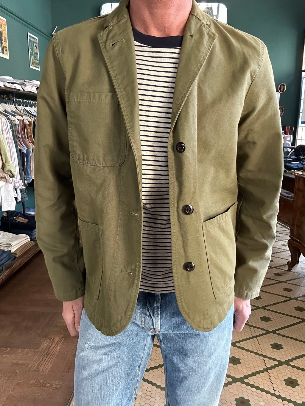 Giacca blazer Chesapeack’s micro canvas pembroke