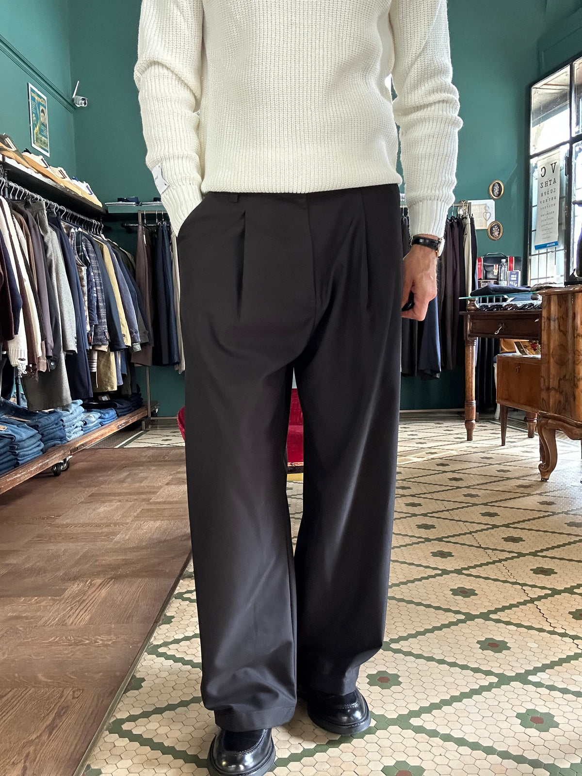 Pantalone over size made in Italy